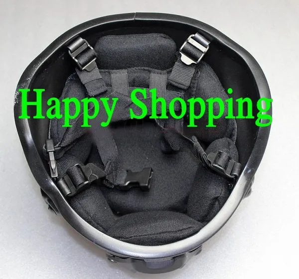 Mich 2000 боевой шлем для страйкбола со встроенным адаптером ARC Rail NVG Mount Black | Спорт и