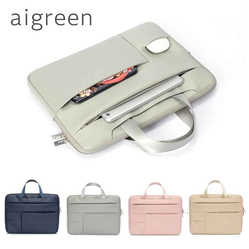 Бренд aigreen сумка для ноутбука 1", 13,3", 1", 15,4", 15," сумка чехол для Macbook Air Pro 13", 1", Прямая поставка AK01