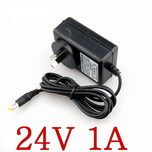 1 шт. высокое качество DC 24 В 1A AC 100v-240vконвертер импульсный адаптер питания 1000mA Питания AU разъем DC 5,5 мм x 2,1 мм