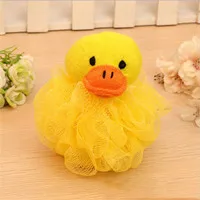 Yellow Детская душевая ванна, продукт для ухода за ванной, детская губка для душа в форме шарика, Хлопковое полотенце для мытья тела, брендовая щетка для ванны для новорожденных - Цвет: Yellow