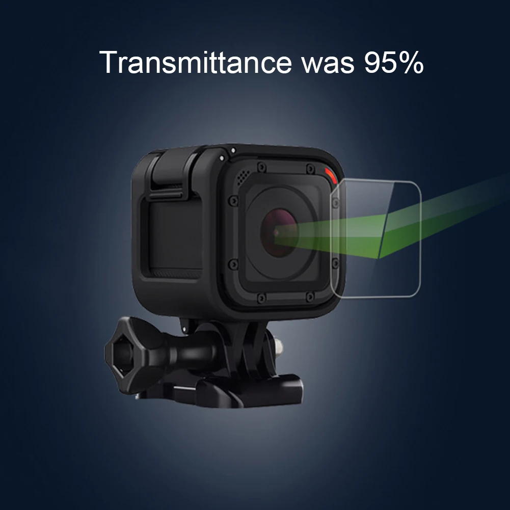 Закаленная пленка для GoPro Hero 5/4 Session прозрачная защитная ЖК экрана с защитой от