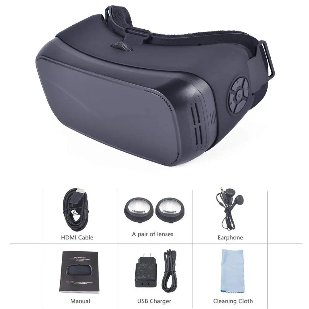 Виртуальной реальности 2560 P 3D VR очки гарнитура ПК на Android системы 360 градусов