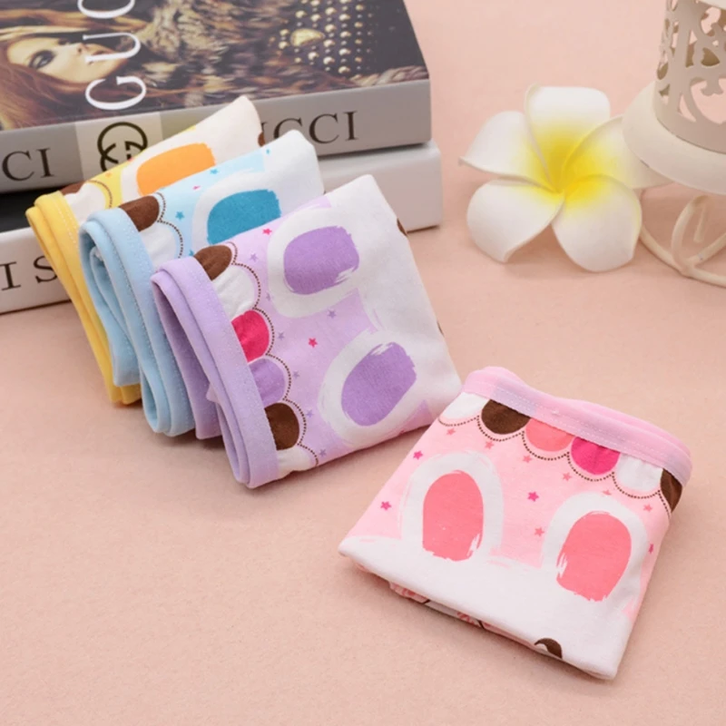 Хлопковые трусы боксеры для маленьких девочек детское нижнее белье с рисунком