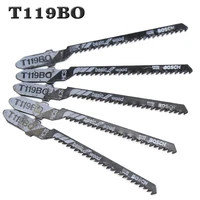 5pcslot 60mm 82mm hcs t119bo jig saw blades for for resin hard and soft wood laminated boardrct
