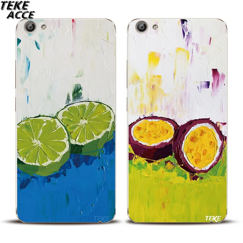 Pretty oil painting fruit lemon picture for the cover of TUP case For iphone 7 7Plus 6 6s 6Plus 5S 5 7plus |