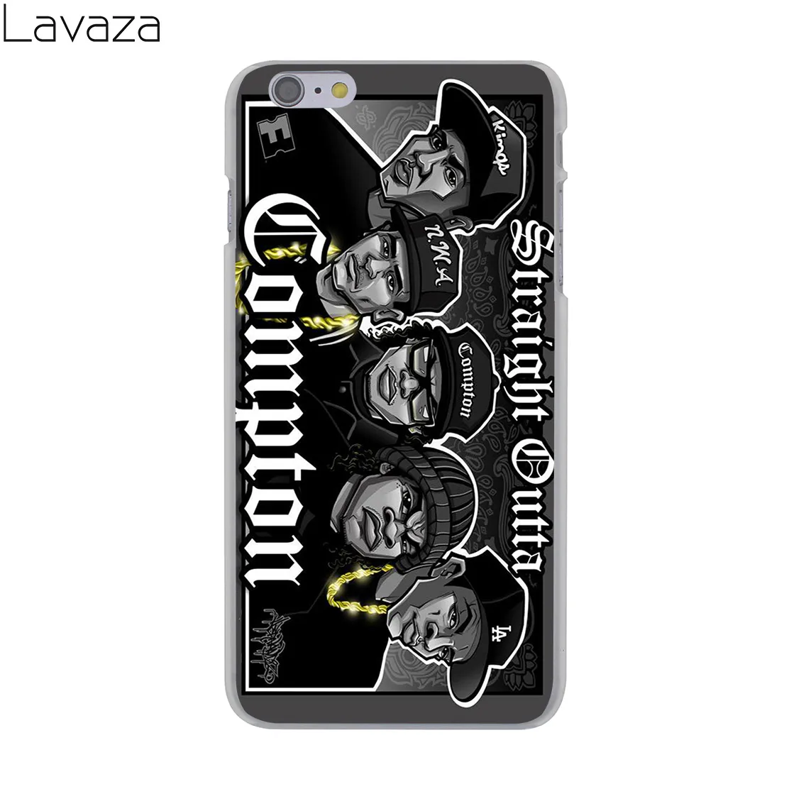 Lavaza Straight Outta Compton NWA Night Watch Art жесткий чехол для телефона iPhone XR X 11 Pro XS Max 8 7 6S 5 5S SE 4S 4 10 - Цвет: 4