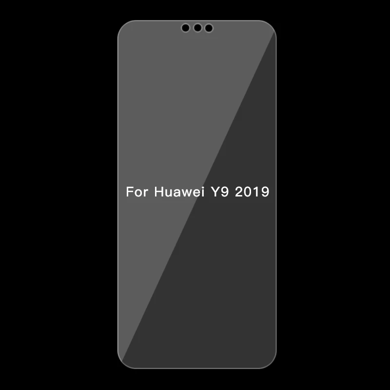 Защита экрана для Huawei Y5 Y7 Y6 Pro Y9 2019 2018 Prime с белым краем|Бамперы| |