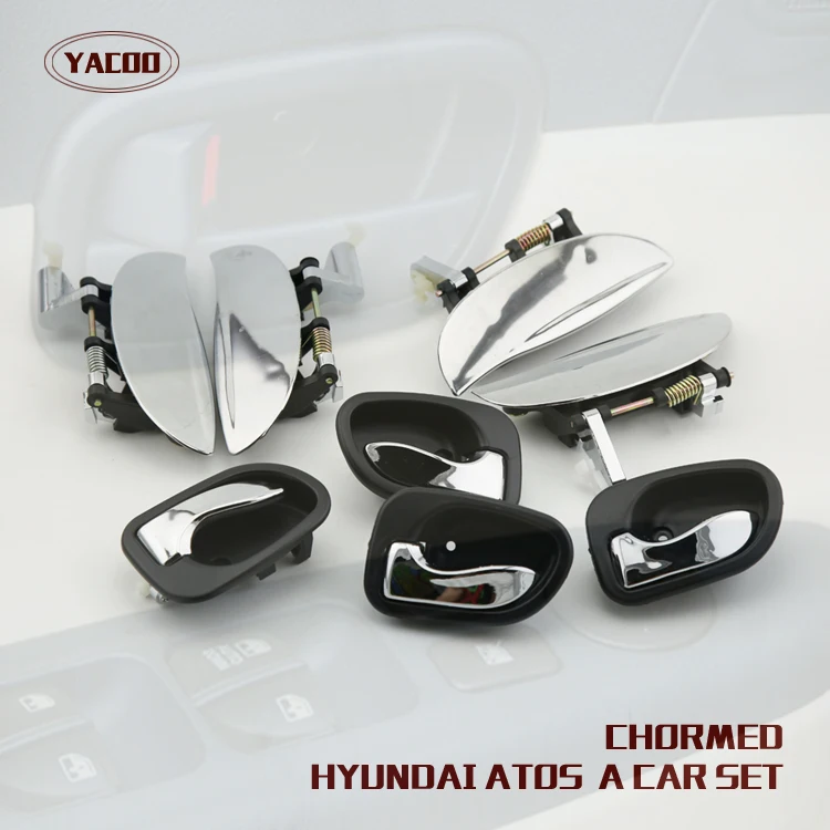 8 шт. автомобильный набор дверных ручек для HYUNDAI ATOS 01/ATOS PRIME 01-/VISTO 01