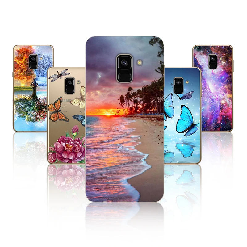 Чехол для Samsung Galaxy A8 2018 силиконовый чехол A530F из ТПУ телефона|Бамперы| |