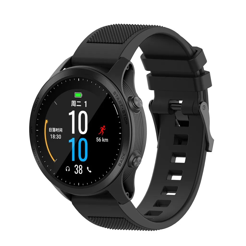 Силиконовый ремешок для мужчин с Т-образным ремешком для Garmin Forerunner 945, Смарт-часы, спортивные роскошные часы, браслет для женщин и мужчин 19Jun21