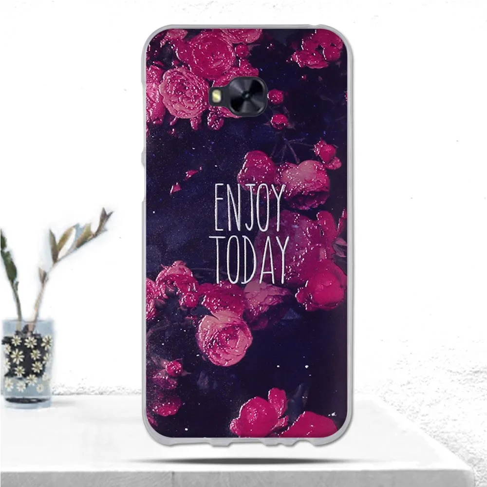 Phone Case For Asus Zenfone 4 Selfie Pro ZD552KL Cover Animal Cat Silicon Soft TPU Back for | Мобильные телефоны и