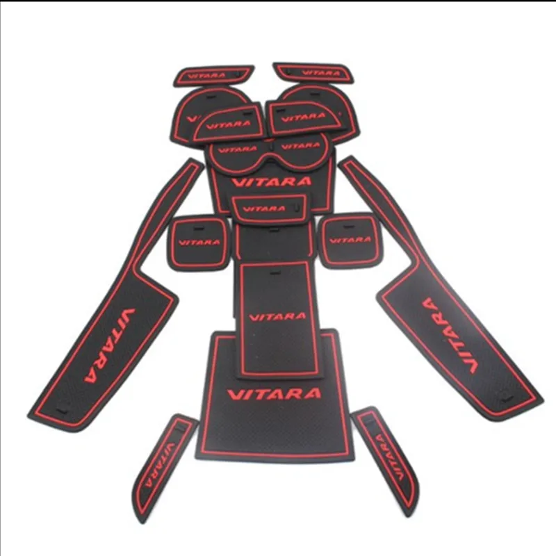 18 шт. латексные автомобильные чехлы для стайлинга нескользящая наклейка коврик