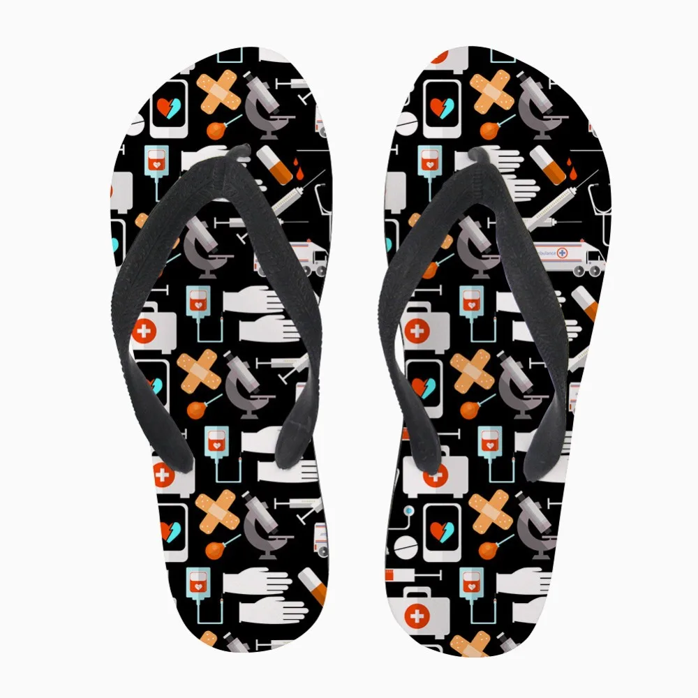 Noisydesigns плотный bone нации звезда характер принт chinelo feminino женские Вьетнамки