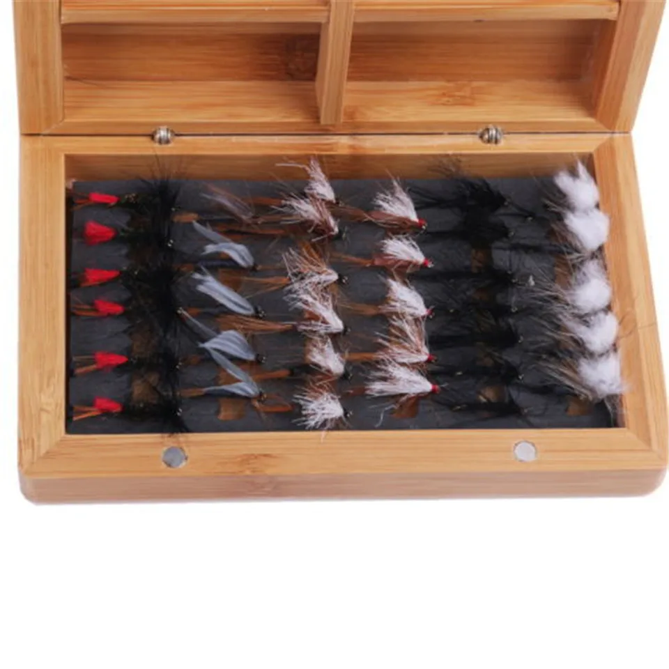 Классический деревянный рыболовный бокс Maximumcatch Бамбуковая рыболовная коробка