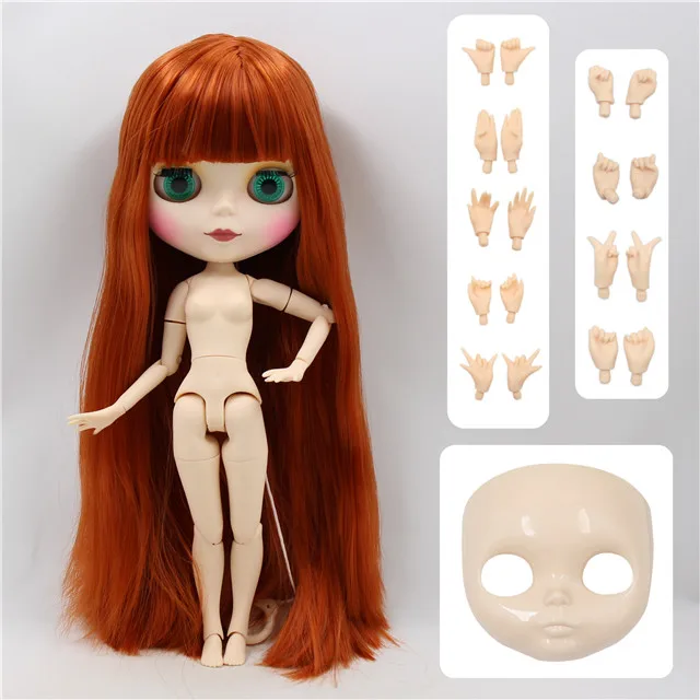 matte face Ледяная фабрика blyth кукла 1/6 BJD Специальное предложение Специальная цена, лицевая сторона и руки AB как подарки - Цвет: matte face