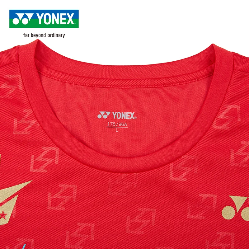 Новое поступление Yonex футболка для бадминтона Lin Dan стильные спортивные футболки с коротким рукавом для мужчин 16419ldcr