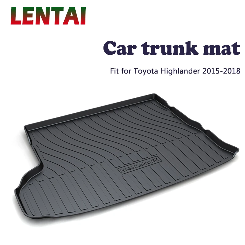 LENTAI 1 шт. задний багажник Грузовой Коврик для Toyota Highlander 2015 2016 2017 2018 загрузочный