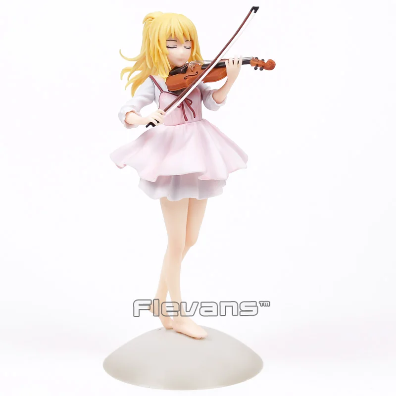 Ваша лежа в апреле Miyazono Kaori 1/7 Масштаб ПВХ фигурка Коллекционная модель игрушки 23 см