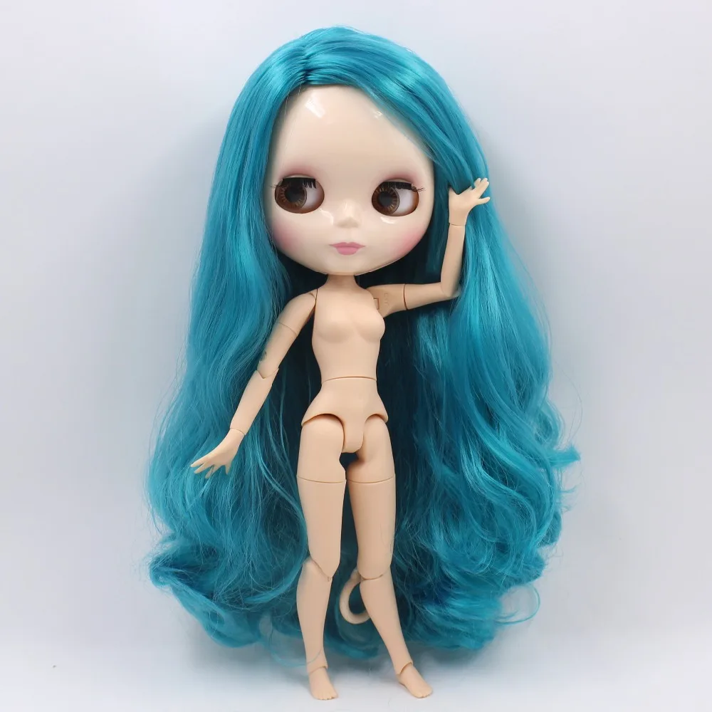 Ледяной DBS Blyth кукольные 1/6 bjd шарнирное тело глянцевый белый кожи Буле вьющиеся