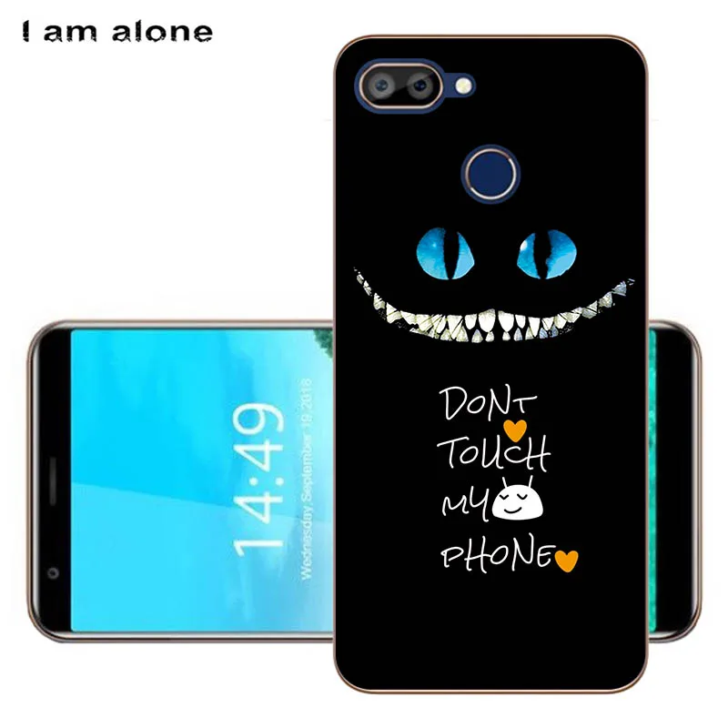 Чехлы для телефонов I am alone для Oukitel C11 Pro, 5,5 дюймов, черный мягкий термополиуретан, Модные Цветные Чехлы для мобильных телефонов Oukitel C11 Pro
