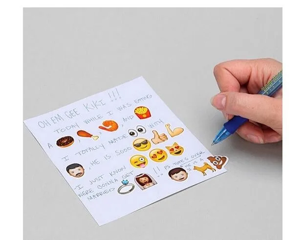 1 листов развлечение смех 48 Emoji стикер s IOS 9 Apple Iphone обновление наклейка для