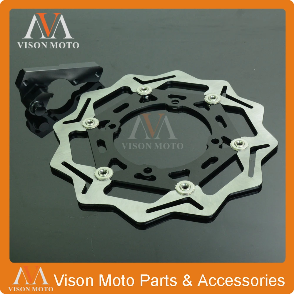 CNC 270 мм плавающие тормозные диски + кронштейн для Kawasaki KX125 KX250 06 08 KX250F KX450F 15 KLX450R 07 09