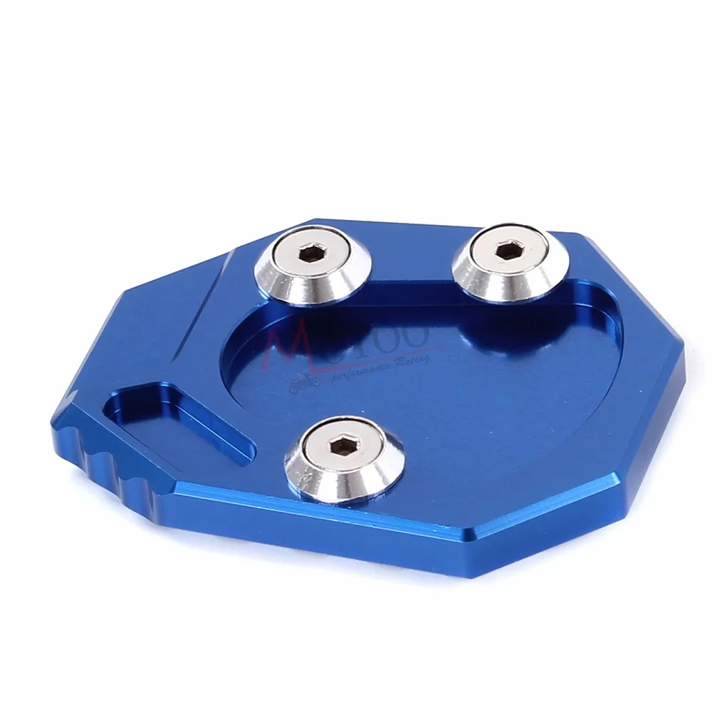 CNC алюминиевая мотоциклетная боковая подставка для увеличения пластины удлинитель подставки для YAMAHA R1 2009 2010 2011 2012 2013