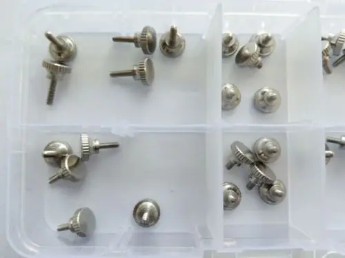 30 шт. M2 винты с накатанной головкой выше ручные Скручивающиеся фиксирующие