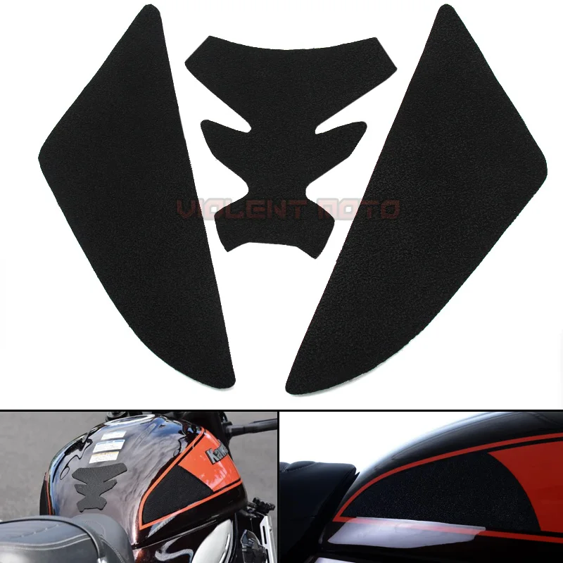 

For KAWASAKI Z900RS Retro Motorcycle Accessories Tank Traction Pad Side Gas Knee Grip Protector Anti slip sticker 3m