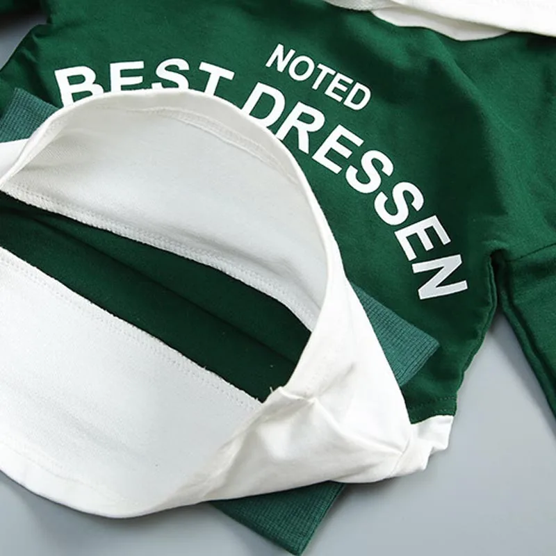 Kid Toddler Boy Sports Suit Clothing Set 2019 Letter Cute set Baby Spring autumn Boys Girls Clothes 1 2 3 4Year | Детская одежда и
