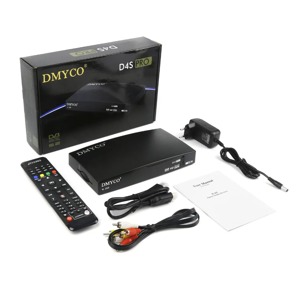 Горячая Распродажа ДЕШИФРАТОР спутникового телевидения dvb s2 D4S профессиональный