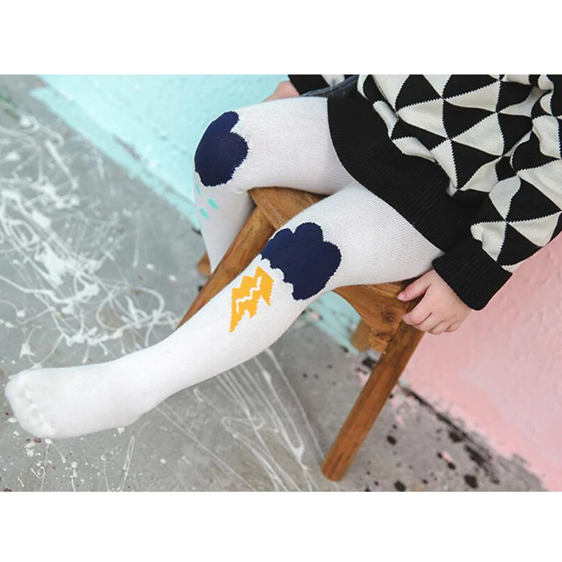 Новинка 2019 детские трико для маленьких девочек колготки теплые Мультяшные