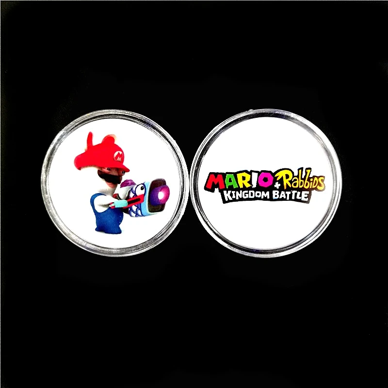 Быстрая полный 4 шт./компл. NFC карта Amiibo Коллекционная монета тег NTAG215 NS/переключатель для Марио+ Rabbids Королевство Битва