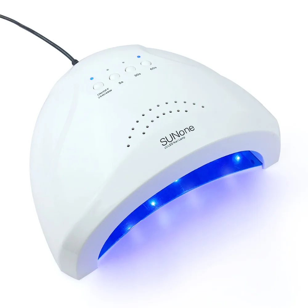 Новый обновленный SUN one 48 Вт/24 Вт УФ светодиодный гель-отверждающий Свет Сушилка