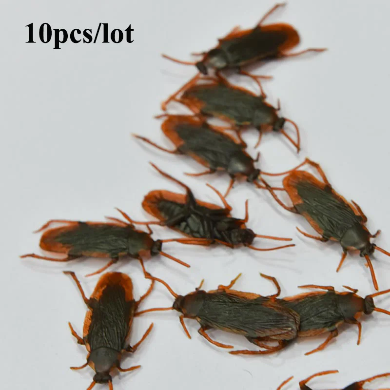 1lot 10 шт./лот игрушки-приколы смешные хитрые моделирования таракан/паук/муравьи дистанционного тараканья страшные насекомые - Цвет: 1lot