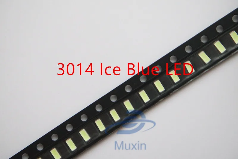 3014 SMD светодиодный чип ice blue 200 шт./лот сверхъяркий 0 1 Вт 8-10 лм 30 мА 3 в