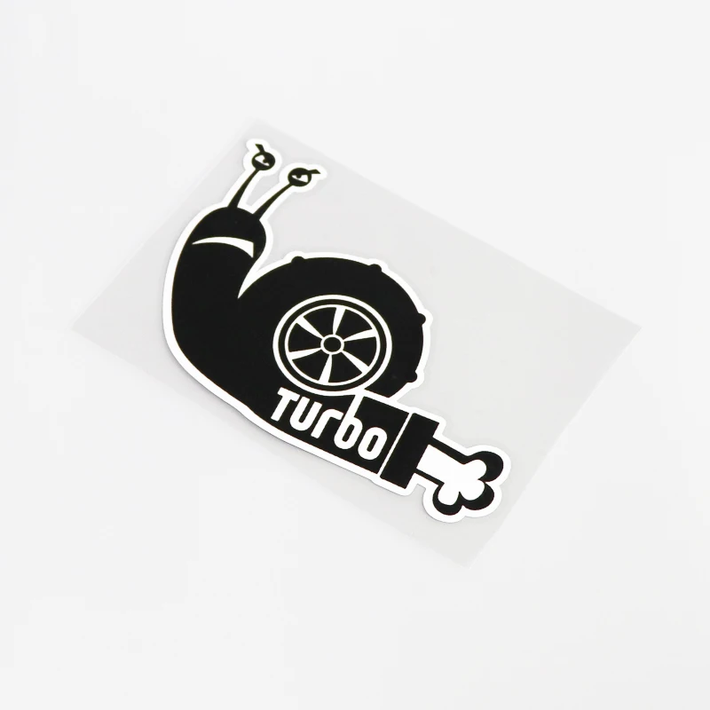 YJZT 12.8CM*8.3CM Turbo Snail JDM Car Drift Funny Decal PVC Sticker 13-0285 | Автомобили и мотоциклы