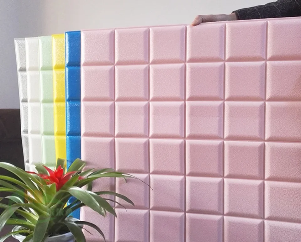Гостиная спальня кухня самоклеющиеся 3D стеновые панели DIY PE Пена Защитная водостойкая Настенная Наклейка 3D-обои, Декор для дома