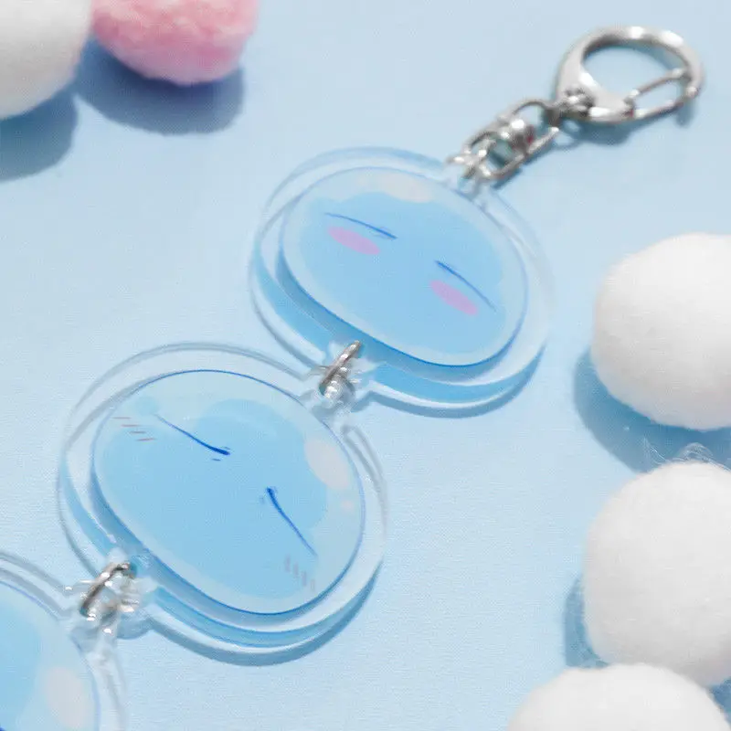 ANIME That Time I Got Reincarnated as a Slime Rimuru Cosplay Acrylic Keychain Charms String Gifts | Тематическая одежда и