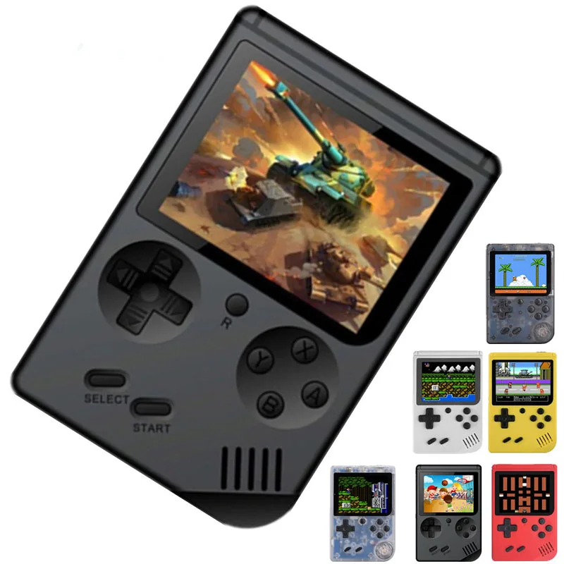 Ретро портативная мини портативная игровая консоль 8-Bit 3,0 дюймов цветной ЖК-дисплей детский игровой плеер встроенный 168 классические игры для мальчиков видеоигры