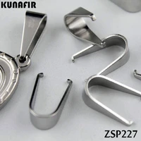 300pcs big melon seeds hook 7 6mm stainless steel hook pandent accessories jewelry diy parts zsp227