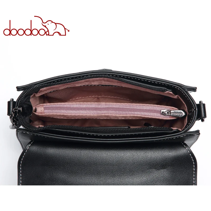 DOODOO женская сумка через плечо искусственная с волнистой текстурой кожаная