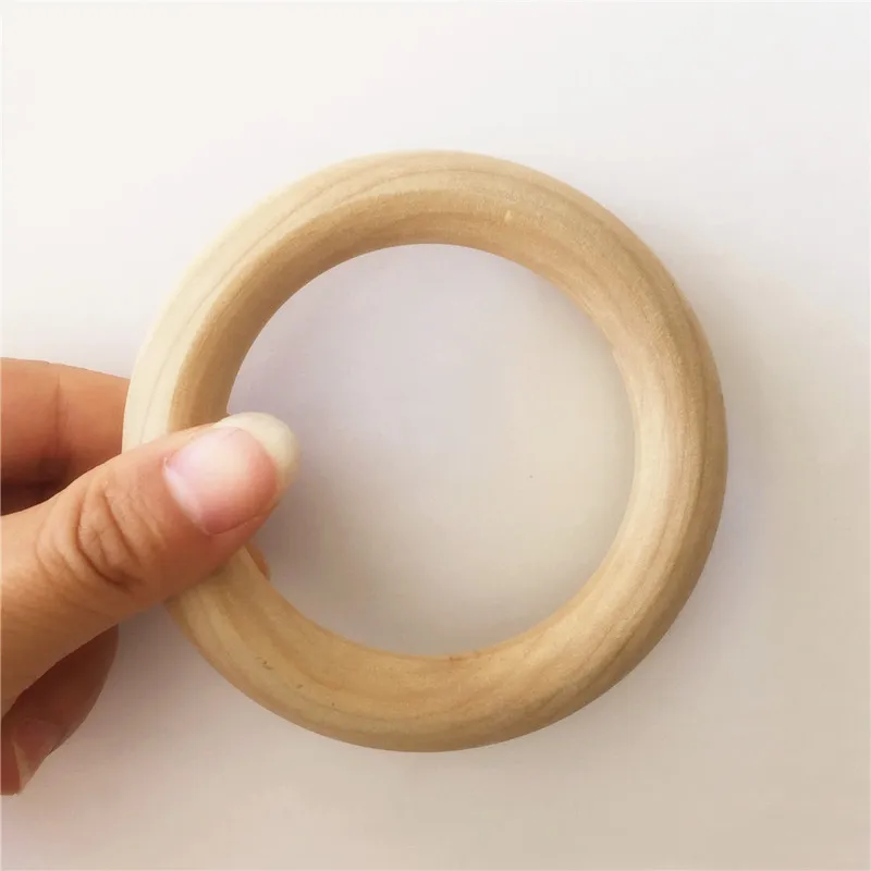 Chenkai 10 шт. см 4 дюйма Натуральный Деревянный Прорезыватель для зубов DIY деревянное