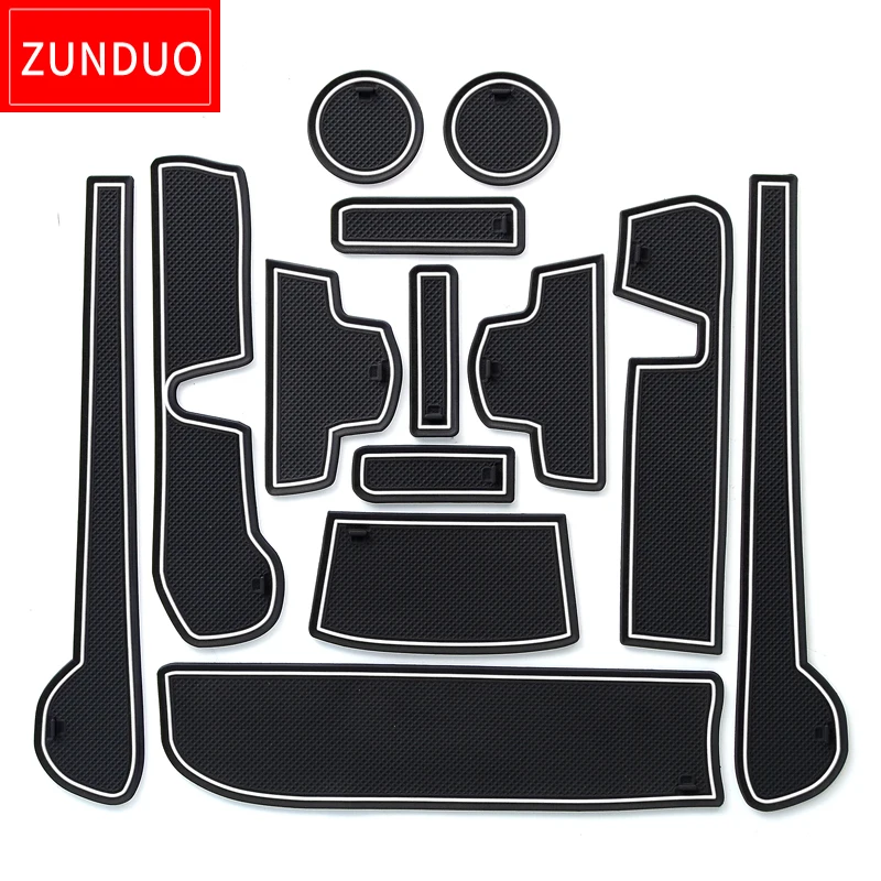 

ZUNDUO Non-Slip Car Gate Slot Mat For Honda N-BOX SLASH JF1/JF2 Japan Non-slip Mats Rubber Door Pad Cup Holder Accessories