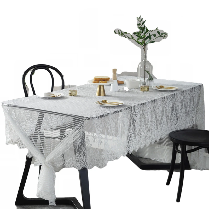 Скандинавский простой кружевной скатерть журнальный столик покрытие полотенце |