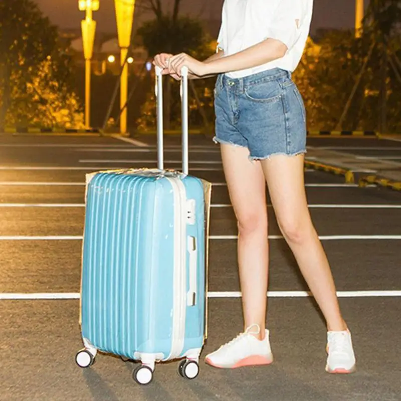 Водонепроницаемый чехол для чемодана из ПВХ размеры 20 22 24 26 28|Принадлежности