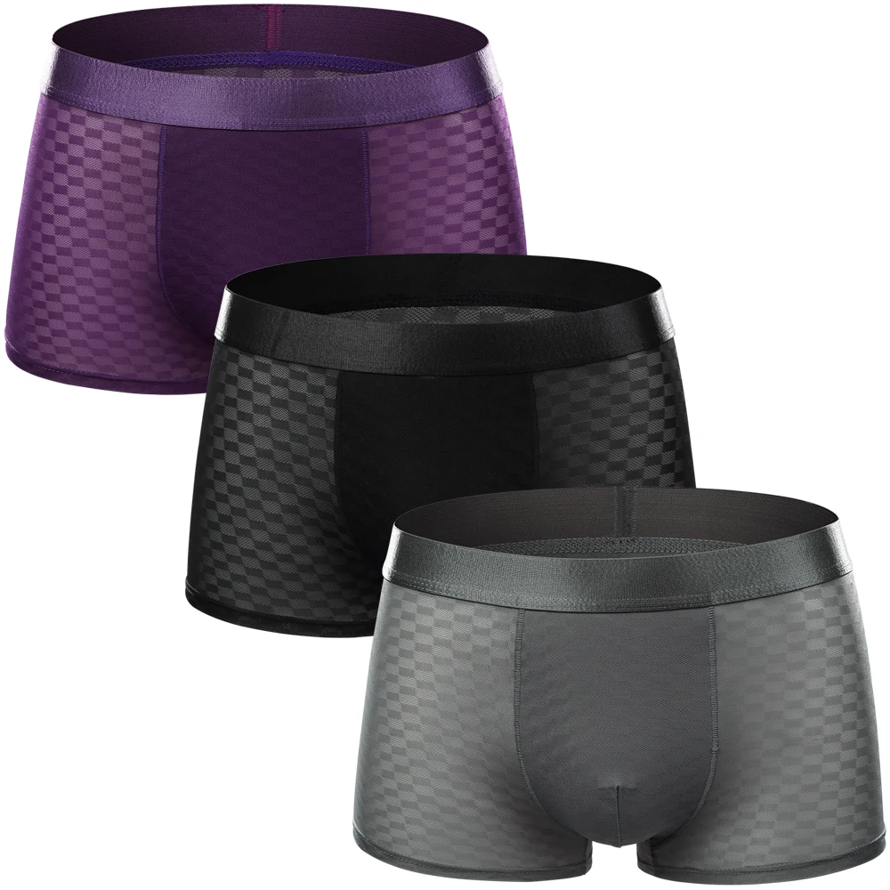 Мужское нижнее белье мягкие боксеры шорты сексуальное мужское для мужчин трусы