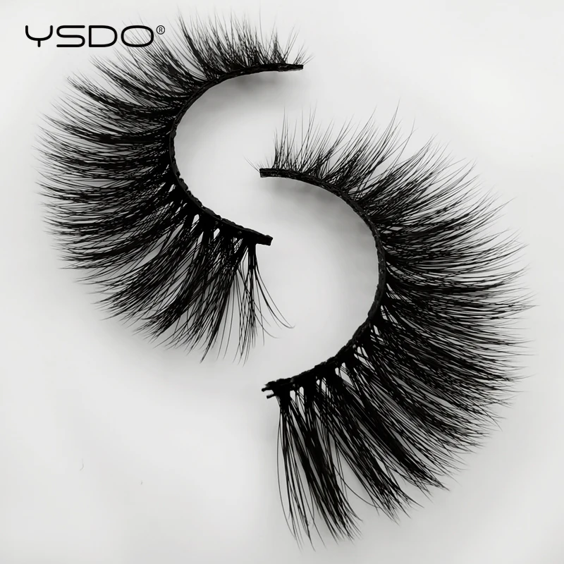 Норковые ресницы YSDO 5 пар накладные для макияжа 3d норковые полоски натуральные