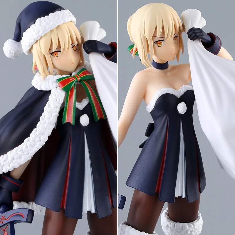 Fate/stay night Mordred black dress Xmas Saber action Figure toys christmas Merry saber figura T30 | Игрушки и хобби