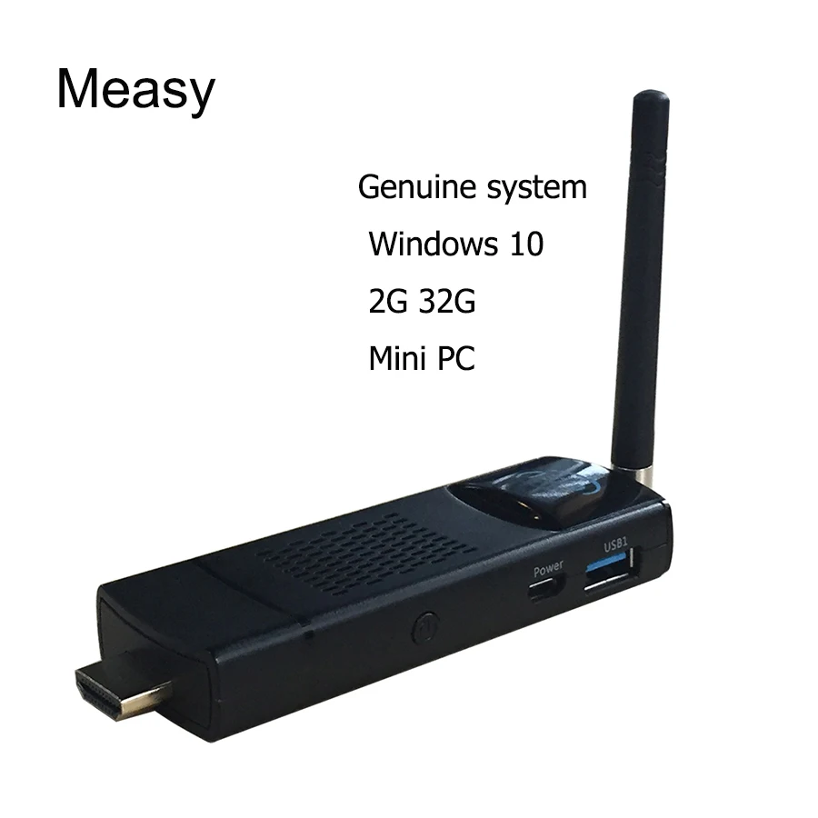 Measy T8C Windows 10 OS Z8300 4 ядра 1 84 ГГц мини-ПК 2 ГБ 32 H.265 1080P HD TV Stick потоковый медиаплеер мини